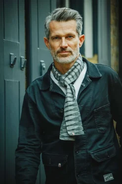 Men &SONS Scarves>Ansel Grey Scarf