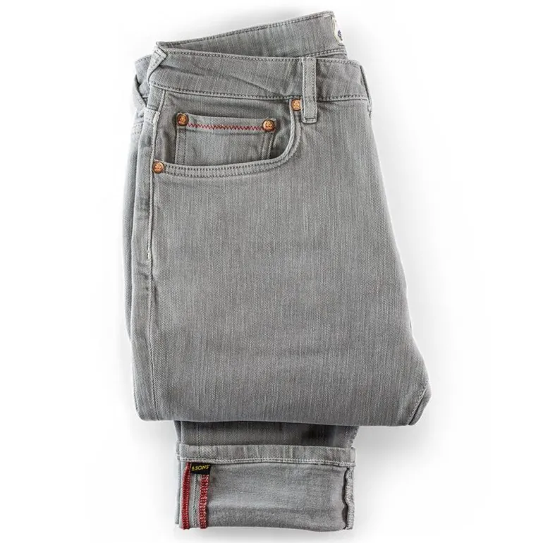 Men &SONS Bottoms & Shorts>Brandon Jeans Grey