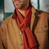 Men &SONS Scarves>Burnt Orange Scarf