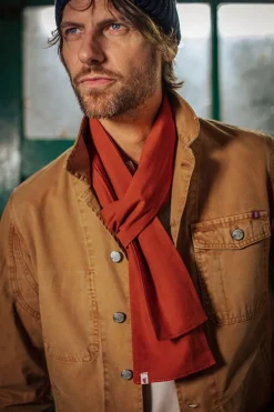 Men &SONS Scarves>Burnt Orange Scarf