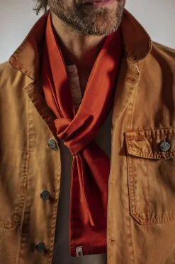 Men &SONS Scarves>Burnt Orange Scarf