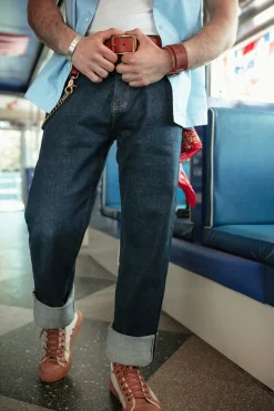 Men &SONS Bottoms & Shorts>Cutter 13.5Oz Indigo Selvedge Denim Jeans