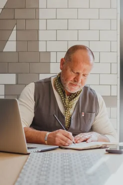 Men &SONS Scarves>Green Dot Organic Japanese Scarf