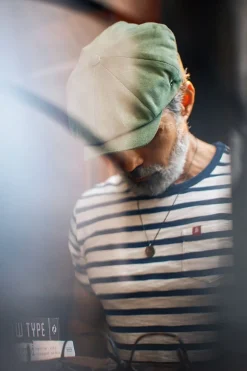 Men &SONS Knitwear>Jackson Baker Boy Cap - Army Green