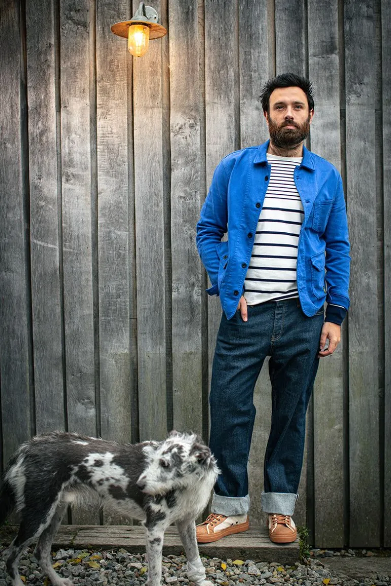 Men &SONS Tops>21 Breton Long Sleeve Top