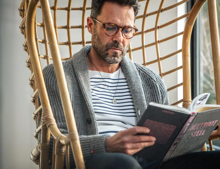 Men &SONS Tops>21 Breton Long Sleeve Top