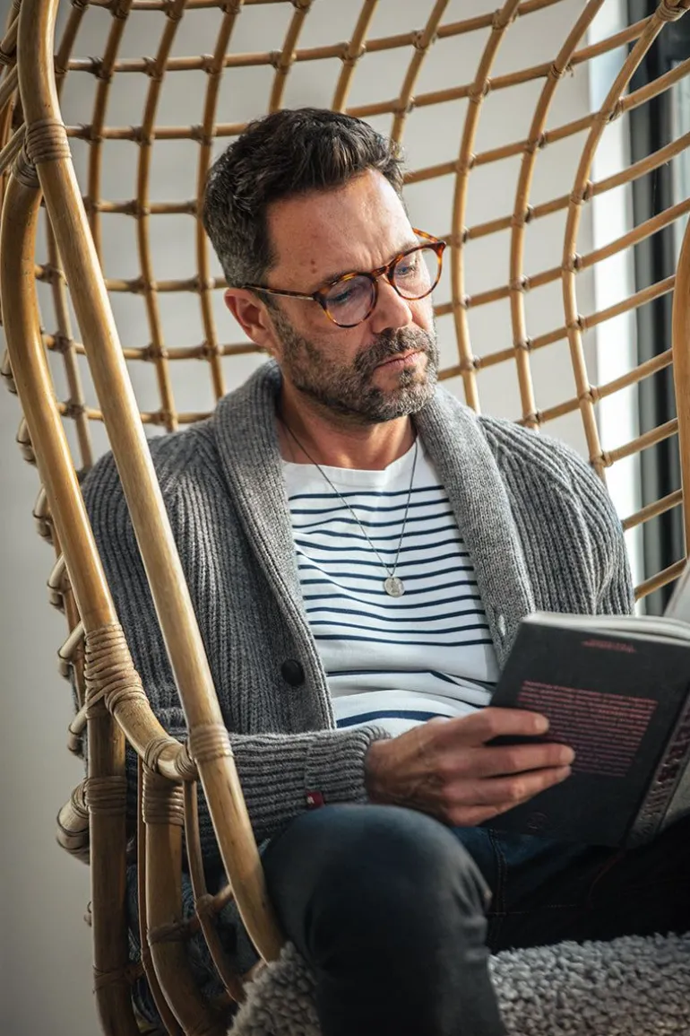 Men &SONS Tops>21 Breton Long Sleeve Top