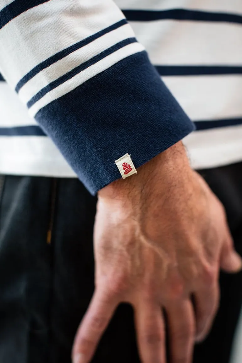 Men &SONS Tops>21 Breton Long Sleeve Top