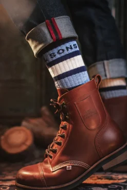 Men &SONS Footwear>Baseline Socks Navy