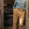 Men &SONS Bottoms & Shorts>Beckett Trousers Tan