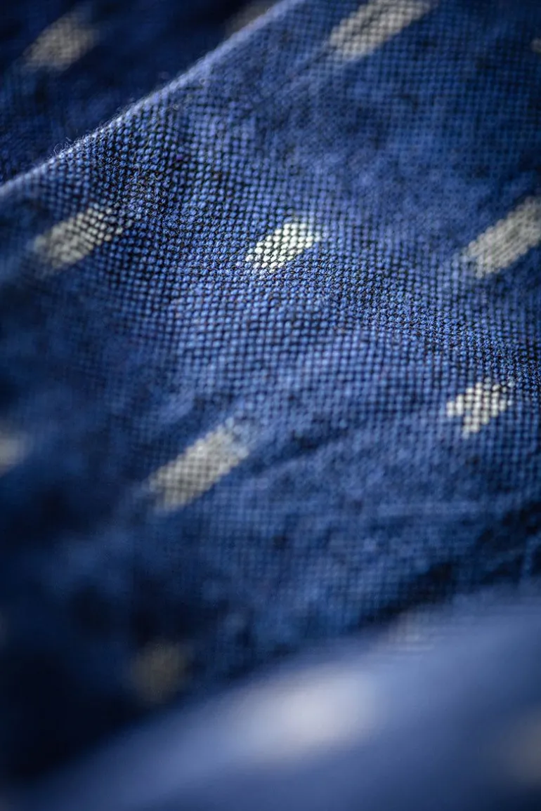 Men &SONS Scarves>Blue Star Dot Scarf