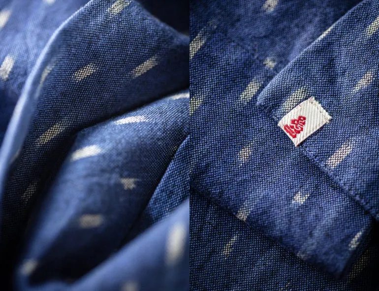 Men &SONS Scarves>Blue Star Dot Scarf