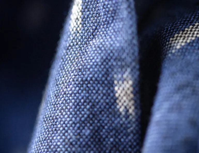 Men &SONS Scarves>Blue Star Dot Scarf