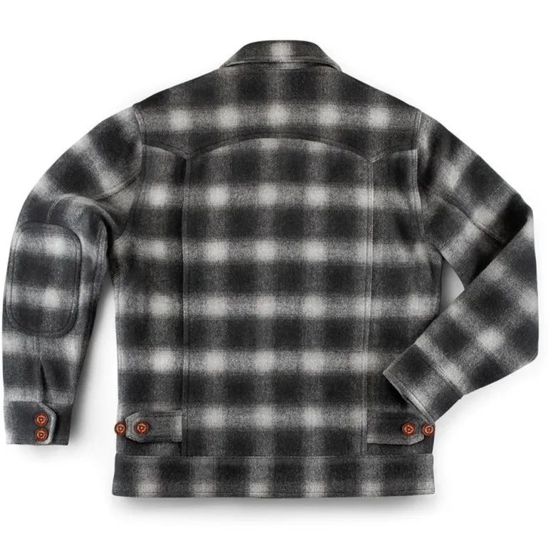 Men &SONS Jackets & Coats>Cab Coat Grey Check