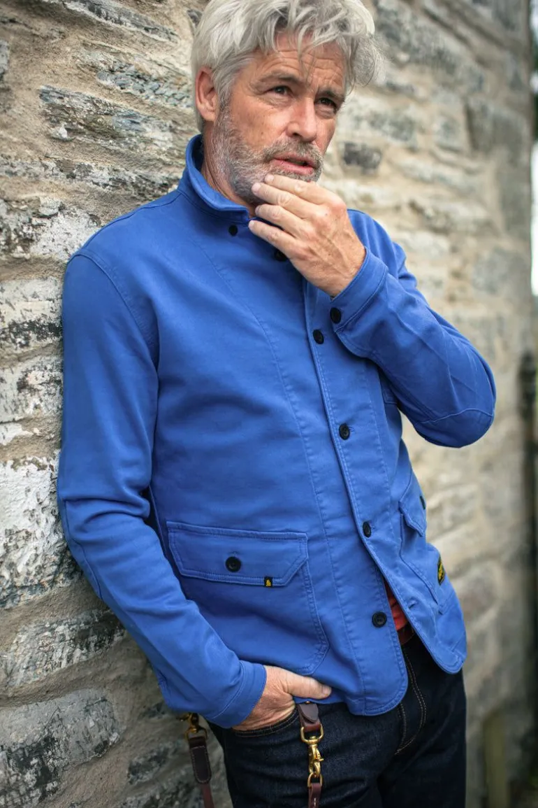 Men &SONS Jackets & Coats>Carver Jacket French Blue