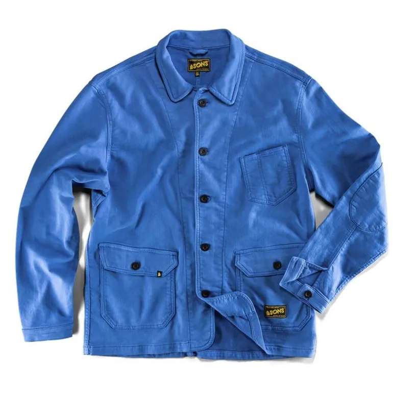 Men &SONS Jackets & Coats>Carver Jacket French Blue