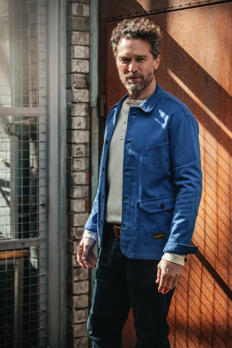 Men &SONS Jackets & Coats>Carver Jacket French Blue