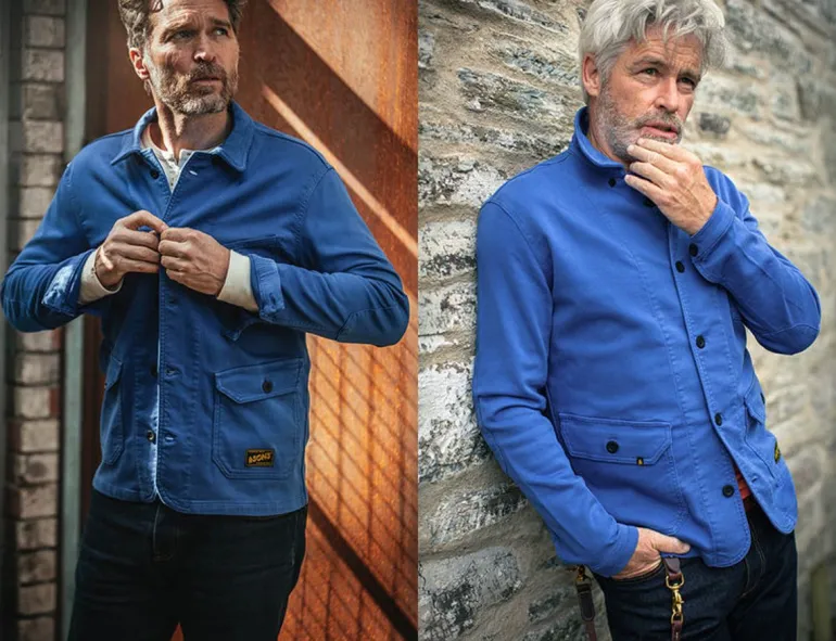 Men &SONS Jackets & Coats>Carver Jacket French Blue