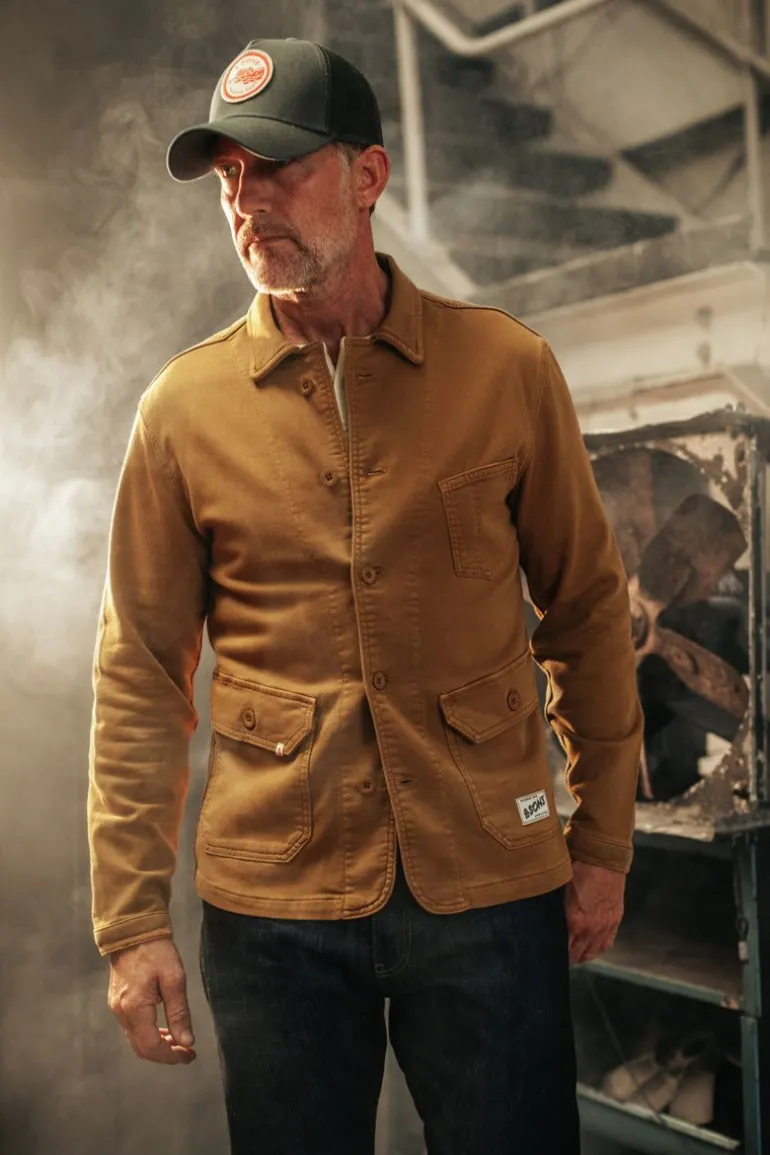 Men &SONS Jackets & Coats>Carver Jacket Tan