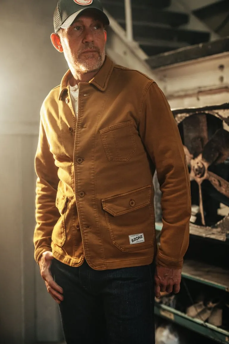 Men &SONS Jackets & Coats>Carver Jacket Tan