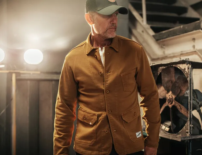 Men &SONS Jackets & Coats>Carver Jacket Tan