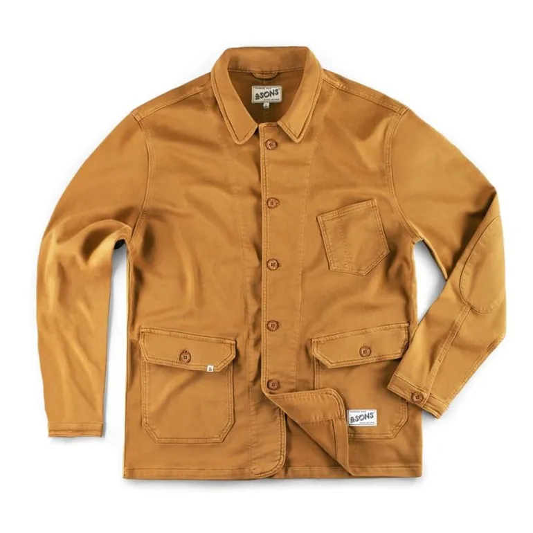 Men &SONS Jackets & Coats>Carver Jacket Tan