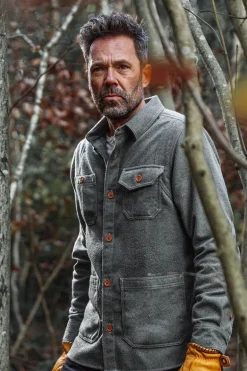 Men &SONS Tops>Cloud Shirt Grey