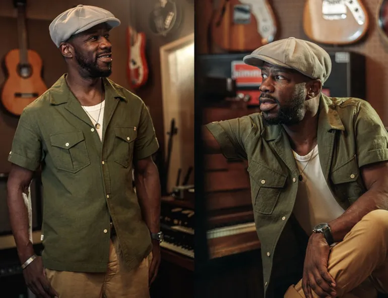 Men &SONS Tops>Coast Shirt Army Green