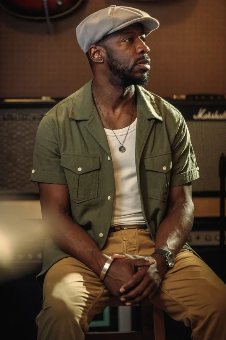 Men &SONS Tops>Coast Shirt Army Green