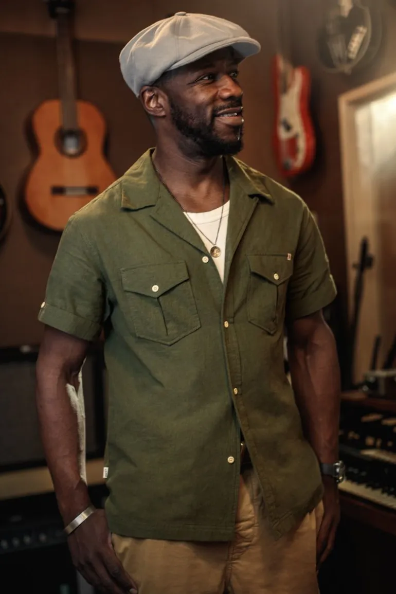 Men &SONS Tops>Coast Shirt Army Green