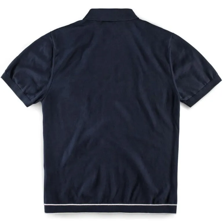 Men &SONS Tops>Dean Polo Navy
