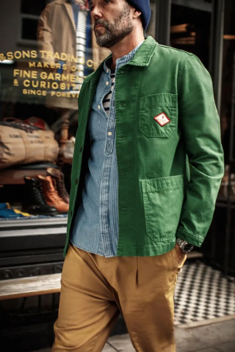 Men &SONS Tops>Emerson Shirt Indigo Stripe