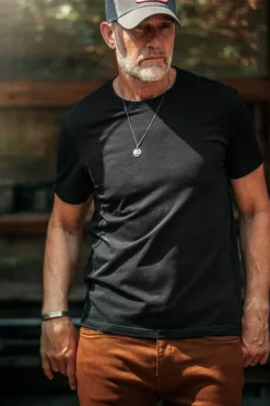 Men &SONS Tops>Essentials T-Shirt Black