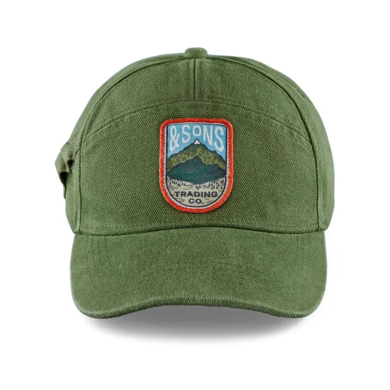 Men &SONS Headwear>Fell Cap Army Green
