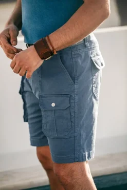 Men &SONS Bottoms & Shorts>Gravel Hiking Shorts Churchill Blue