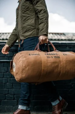Men &SONS Leather Goods>Great Escape Bag Tan