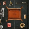 Men &SONS Leather Goods>Leather Tray Tan