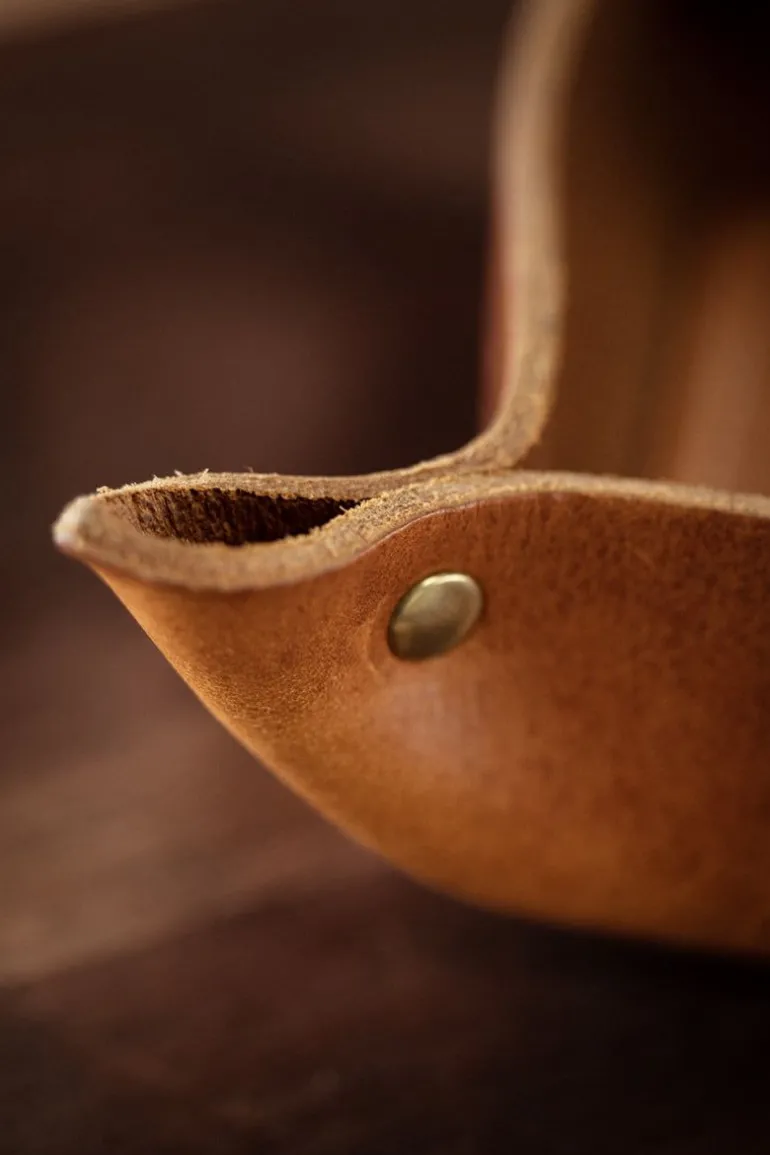 Men &SONS Leather Goods>Leather Tray Tan