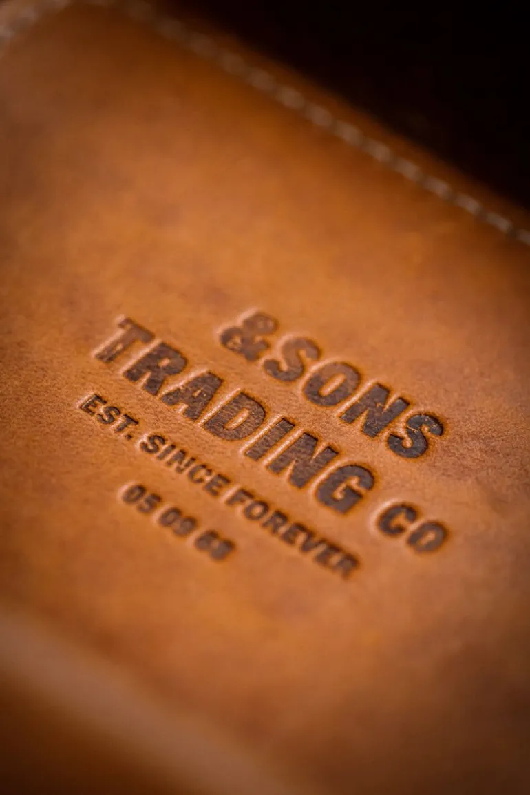 Men &SONS Leather Goods>Leather Tray Tan