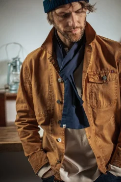 Men &SONS Scarves>Navy Scarf