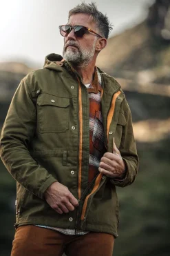 Men &SONS Jackets & Coats>Noah Cagoule Army Green