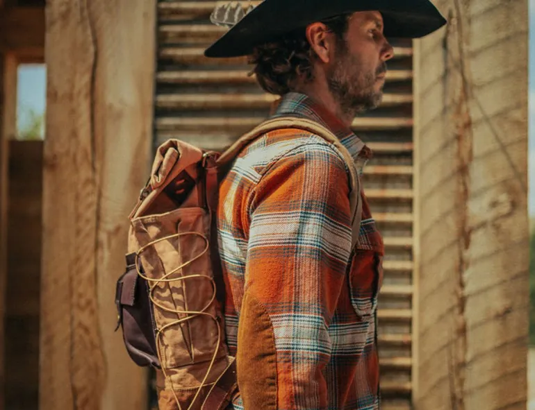 Men &SONS Leather Goods>Nordic Rucksack Tan