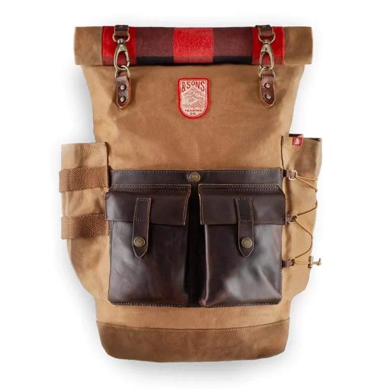 Men &SONS Leather Goods>Nordic Rucksack Tan