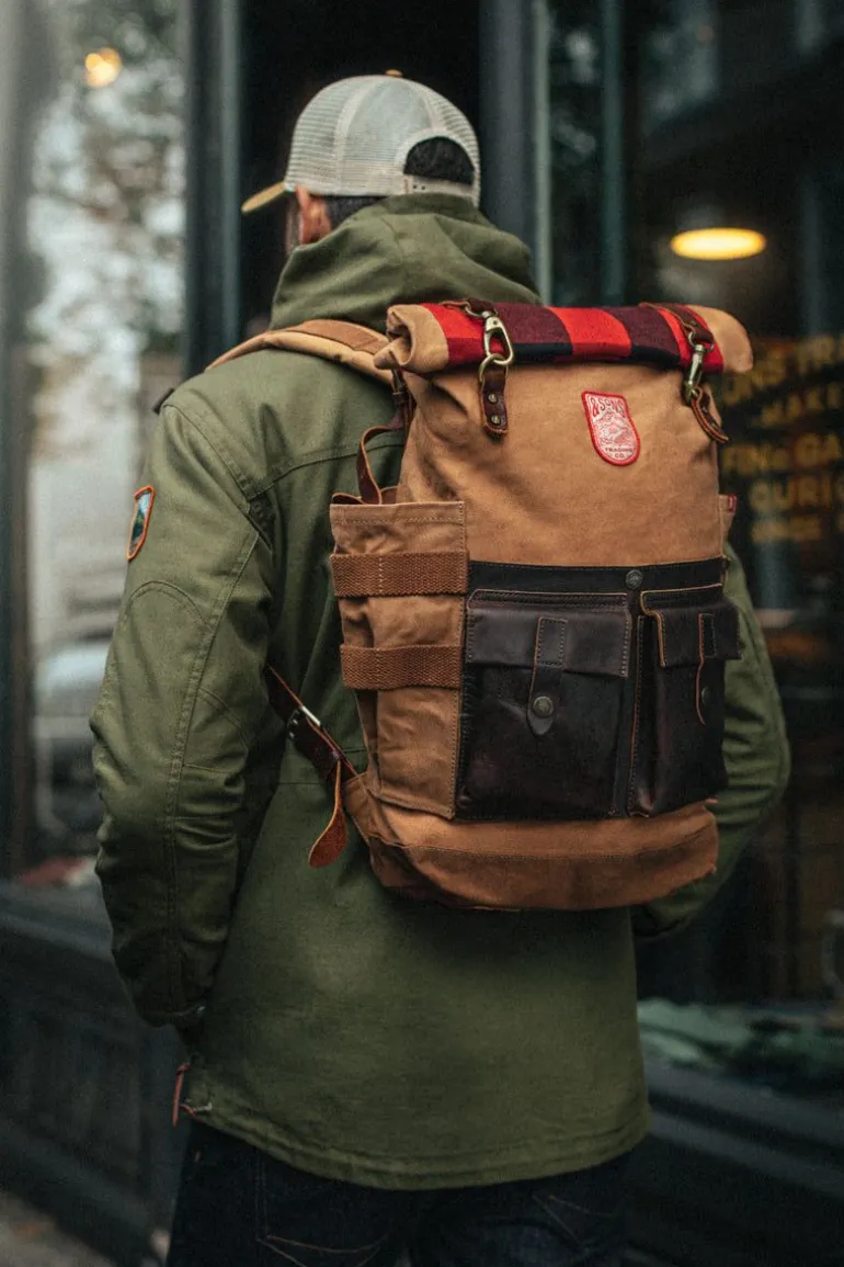 Men &SONS Leather Goods>Nordic Rucksack Tan