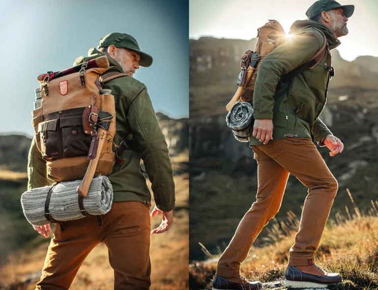 Men &SONS Leather Goods>Nordic Rucksack Tan