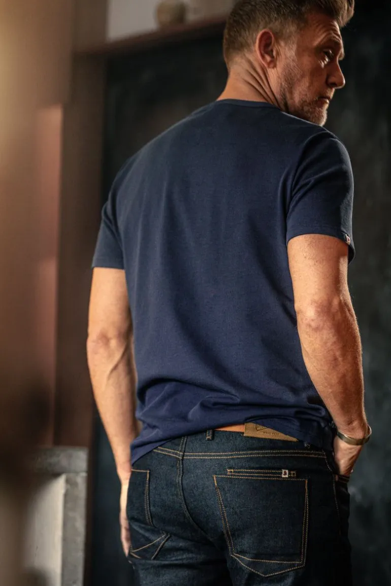 Men &SONS Tops>Racing 2 T-Shirt Navy