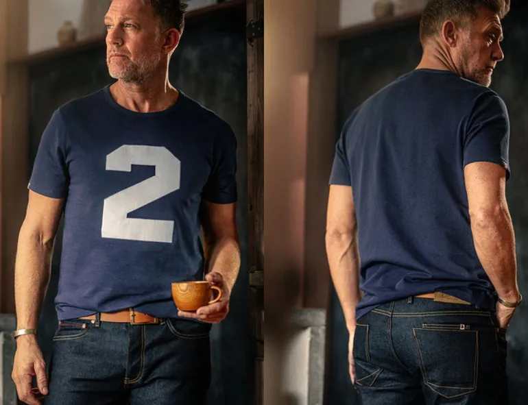 Men &SONS Tops>Racing 2 T-Shirt Navy