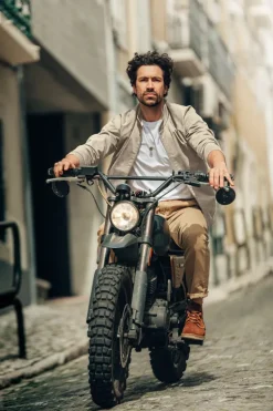 Men &SONS Jackets & Coats>Rebel Harrington Jacket Stone