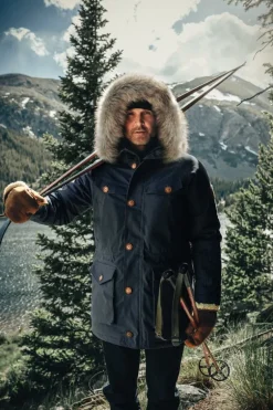 Men &SONS Jackets & Coats>Ridge Snow Parka Navy