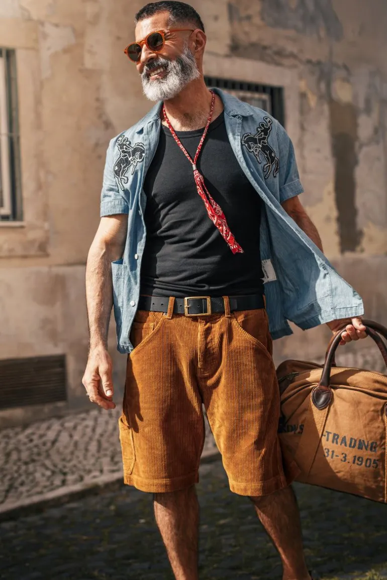 Men &SONS Bottoms & Shorts>San Diego Shorts Tan